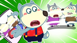 Daddy and Mommy Wolf are DELETED FOREVER! | Kids Stories About Family | @mommywolf