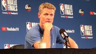 Steve Kerr On Who Will Guard LeBron James Now That Andre Iguodala Is Out