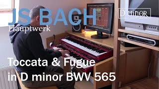 JS BACH - Toccata and fugue in D minor BWV 565 - Hauptwerk