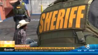 Shoulder Tap Operation - San Diego County Sheriff's Department
