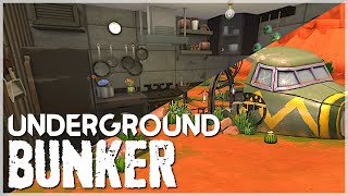UNDERGROUND BUNKER || Rebuild StrangerVille || The Sims 4: Speed Build (No CC)