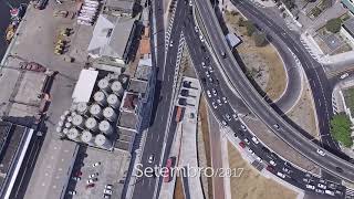 EcoPonte - Evolução da obra do mergulhão da Praça Renascença, Niterói/RJ