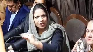 Journalist Lalit Khajuria was asked to leave by PDP Mahila Wing President Sakina Baig