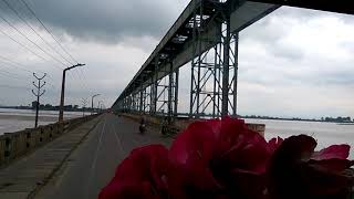 Koshi barrage; before flood in Koshi River कोशि