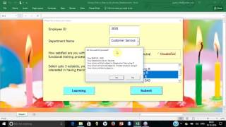 03 06 02 Survey Excel VBA form with options n listbox