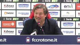 Crotone-Spezia, mister Stroppa in conferenza