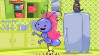 Mariposita video de canción infantil para bebe y niños Gallina Pintadita 2 OFICIAL
