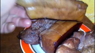 Холодное копчение сала и мяса