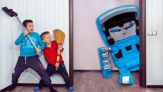 ПОЧЕМУ Папа Во Всем СЛУШАЕТСЯ Меня? Kids playing in Toy Transformers BotBots