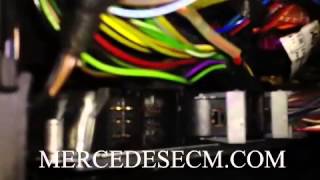 How to remove and repair a Mercedes C240 ecu computer