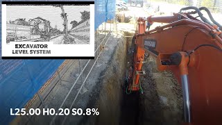 #굴삭기레벨기 탑콘X-32(TOPCON X-32 excavator level system)
