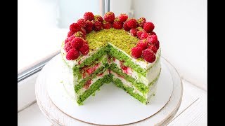 ИЗУМРУДНЫЙ ТОРТ из ШПИНАТА  /  SPINACH CAKE