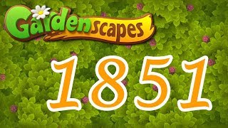 Gardenscapes level 1851