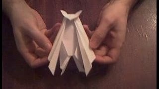 Летучая мышь своими руками оригами bat  Origami Batman