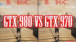 Assassin's Creed Unity GTX 980 Vs GTX 970 FPS Frame Rate Comparison
