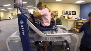 Amputee Uses Anti-Gravity Treadmill