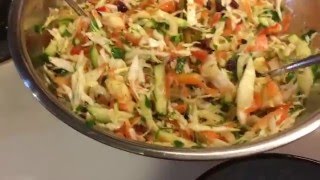 Вот это салат!!!Настоящая витаминная бомба с семенами льна!Cabbage salad loaded with vitamins