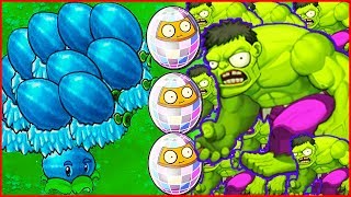 ОЧЕНЬ МНОГО ХАЛКОВ в Игре Растение против зомби new version Plants Vs Zombies 5