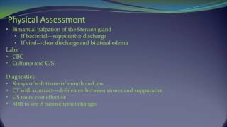 Parotitis and Peritonsillar Abcess