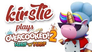 Overcooked 2 | 2 Players - Score: 2328 – | Surf ‘n’ Turf! | Level 1-2 - 4 Stars World record!