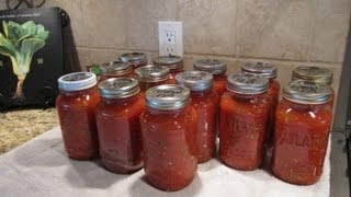 Spaghetti Sauce Canning the Easy Way