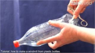 FAIRWIND -  how to make windmill blades from plastic bottles