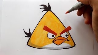 Wie zeichnet man Chuck [Angry Birds] zeichen tutorial