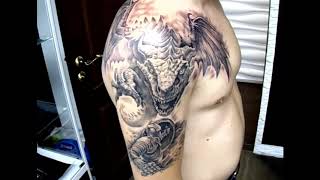Татуировки от BLACK STYLE TATTOO! Дракон. Реализм.