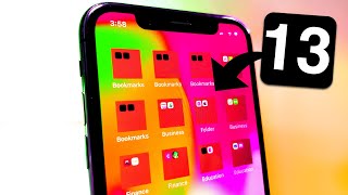 CHANGE FOLDER SHAPE IN IOS 13 BETA 2 / COOL IOS 13 GLITCH   TWEAK TO CUSTOMIZE HOME SCREEN IOS 13