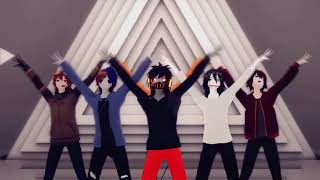 Creepypasta MMD CP Dance Off Boys vs Girls Feat  Wight and Wurmz