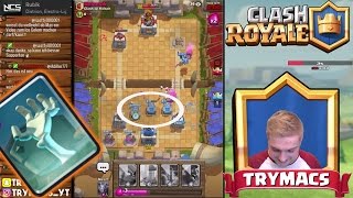 TOMBSTONE CYCLE DECK | ANTI GIANT+POISON | 10.000 GEMS TOURNAMENT | CLASH ROYALE DEUTSCH