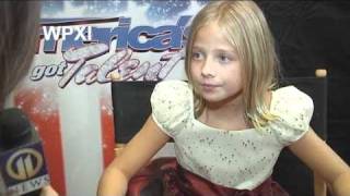 WPXI - Jackie Evancho Moments After America's Got Talent Finale