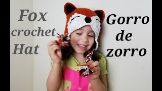Gorro de Zorro a crochet Fox Crochet Hat