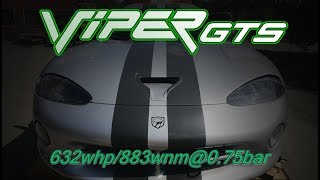 Dyno - Dodge Viper V10 & Kompressor - 632whp/883wnm@0.75bar