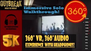 [5K 360°, 360° Audio] Outbreak Dread the Undead Immersive Solo Walkthrough - Myrtle Beach, SC