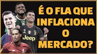 Há clubes dando calote, mas a novidade é dizer que o Flamengo "inflaciona o mercado"