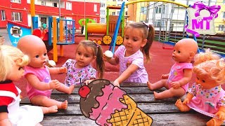 КАК МАМА Беби Бон Настя и Куклы на площадке Новые Серии 2017 про Настю от канала Magic Twins Лайк!