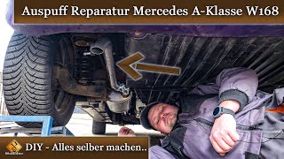 Auspuff Reparatur Mercedes A-Klasse W168 / Endschalldämpfer