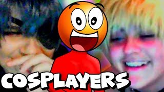 Happy Voice Talks To Cosplayers | Funny OMEGLE Voice Trolling | The Not For Kids Show #18