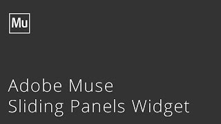 Adobe Muse Sliding Panels Widget