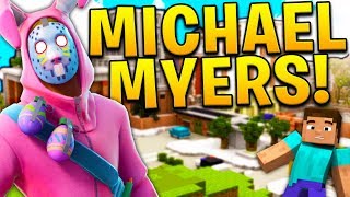 MINECRAFT MODDED MIKE MEYERS ON TILTED TOWERS (FORTNITE JETPACK) | JeromeASF