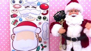 Crée ton Personnage | Activités pour Enfants Père Noël Autocollants