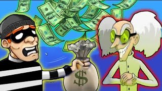 ВОРИШКА БОБ НОВАЯ СЕРИЯ ЧАСТЬ  ПРИКОЛЫ Мультик игра   про воришку боба Robbery Bob