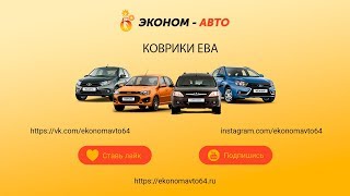 Автомобильные коврики Ева