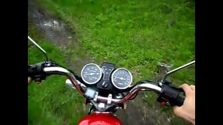 Покатушки на мопеде "Альфа" Немного бездорожья.