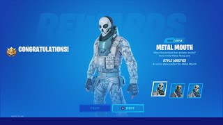 *UNLOCKING* FREE Fortnite Skin Styles For 'METAL MOUTH' & 'ZADIE' After Victory WIN!! (FREE REWARDS)