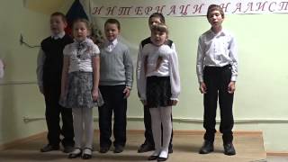 Песня «Россия, ты моя звезда» - группа учащихся воскресной школы г. Уржума.