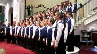 RTE Cor na nOg singing 'One Moment in Time'