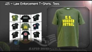 "Rapid Dominance" J25 - Law Enforcement T-Shirts, Tees