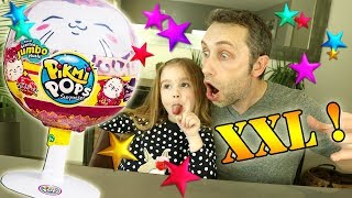 Un Pikmi Pops GEANT dans une sucette XXL ! Peluche Giant Jumbo Lollipop Unboxing !